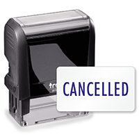 Self-Inking Stamp - Cancelled Stamp