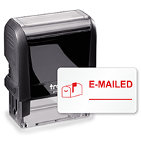 Self-Inking Stamp - E-Mailed (Mailbox) Stamp