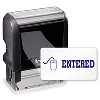 Self-Inking Stamp - Entered (Mouse) Stamp