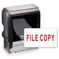 Self-Inking Stamp - File Copy (Red) Stamp