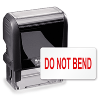 Self-Inking Stamp - Do Not Bend Stamp
