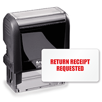 Self-Inking Stamp - Return Receipt Requested Stamp
