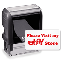 Self-Inking Stamp - Visit Ebay Store Stamp